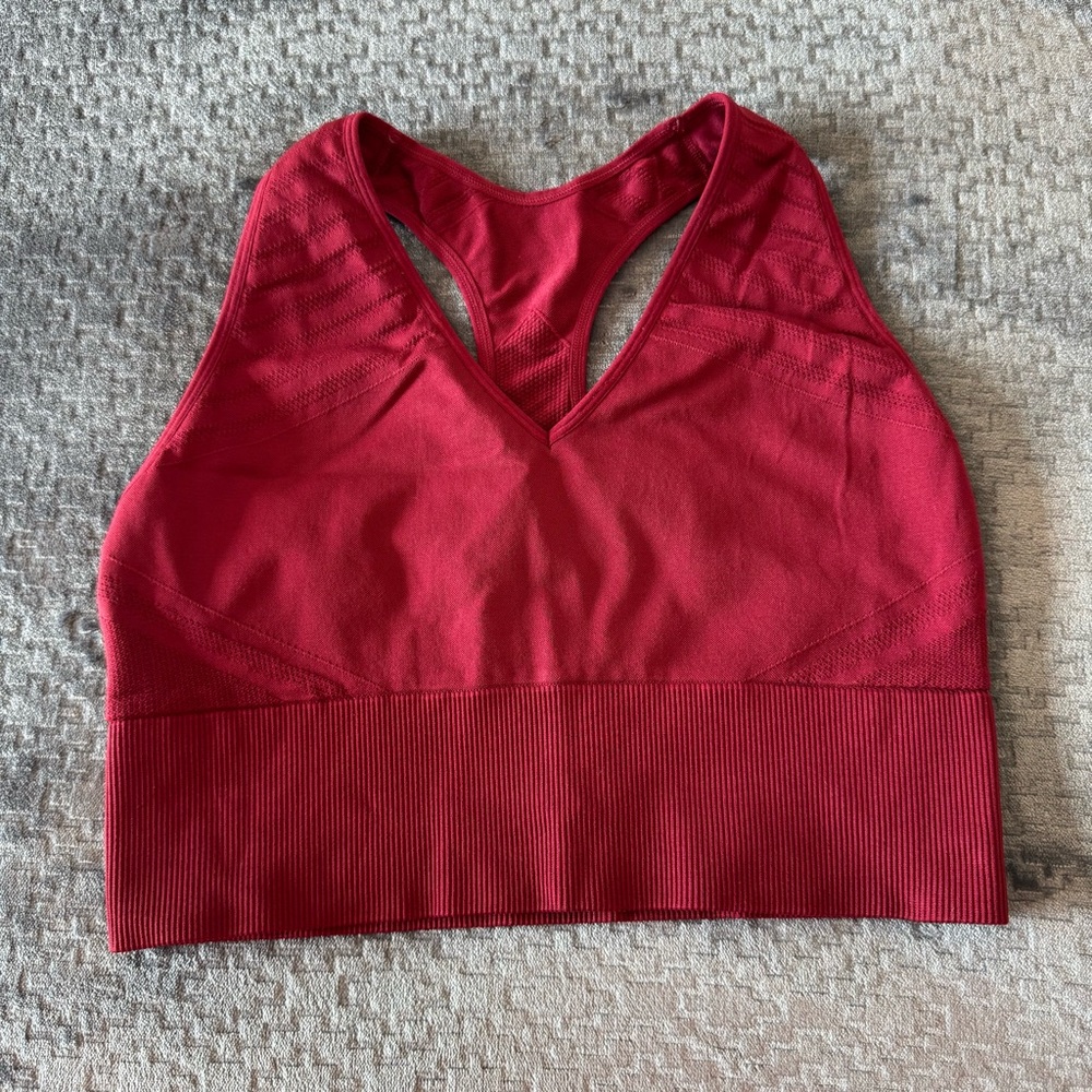 Victoria's Secret Pink Sport Women's Red Sports Bra Size XL Workout Yoga‎ Active
